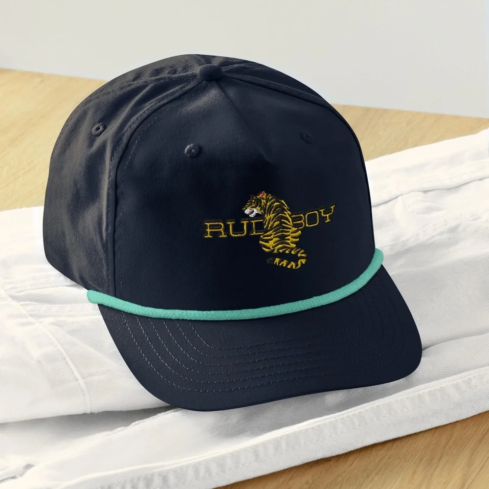 Tiger Style Golf Rope Hat - Picture 3 of 9